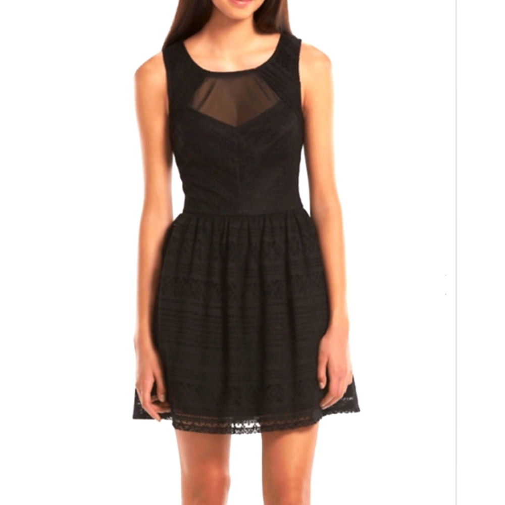 Trixxi Black Formal Dress Juniors Size 5 Sleeveless Zip Open Back